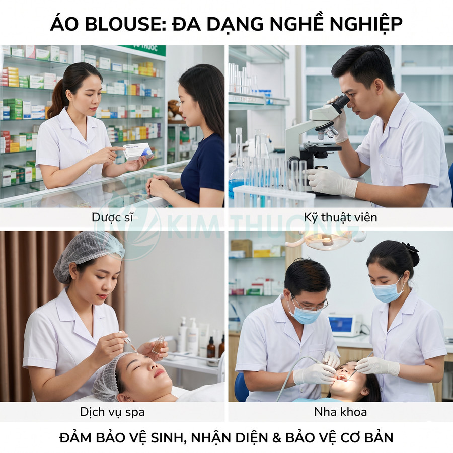 Ai nên mặc áo blouse khi làm việc?