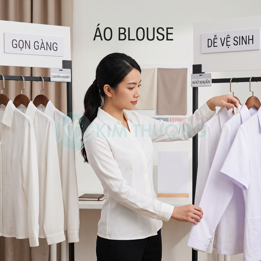 Cách chọn áo blouse phù hợp với môi trường làm việc
