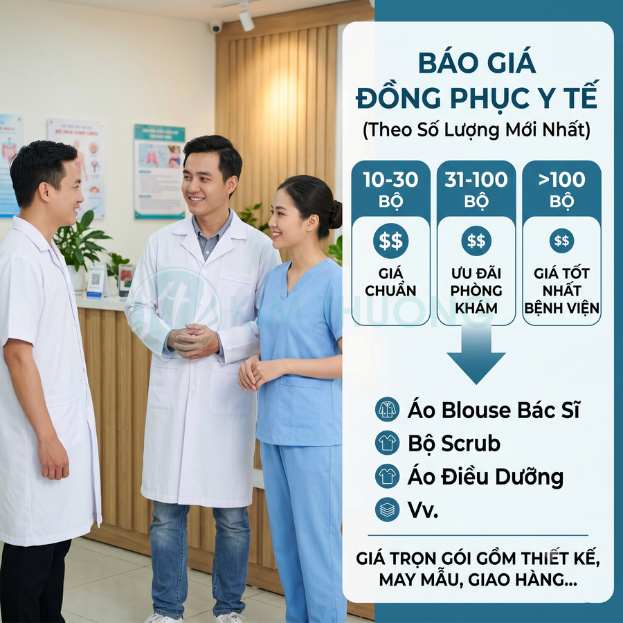 Báo Giá Đồng Phục Y Tế Theo Số Lượng Mới Nhất