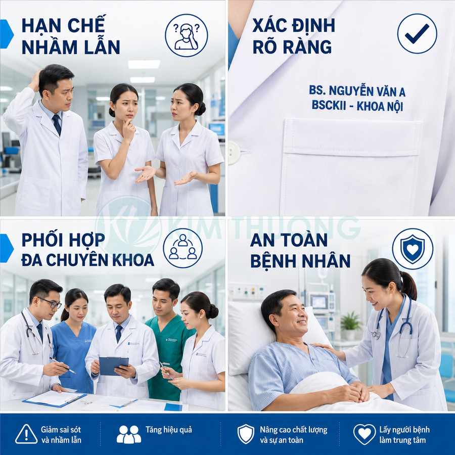 Đội ngũ bác sĩ điều dưỡng bệnh viện tư vấn và chăm sóc bệnh nhân nội trú trong phòng khám hiện đại