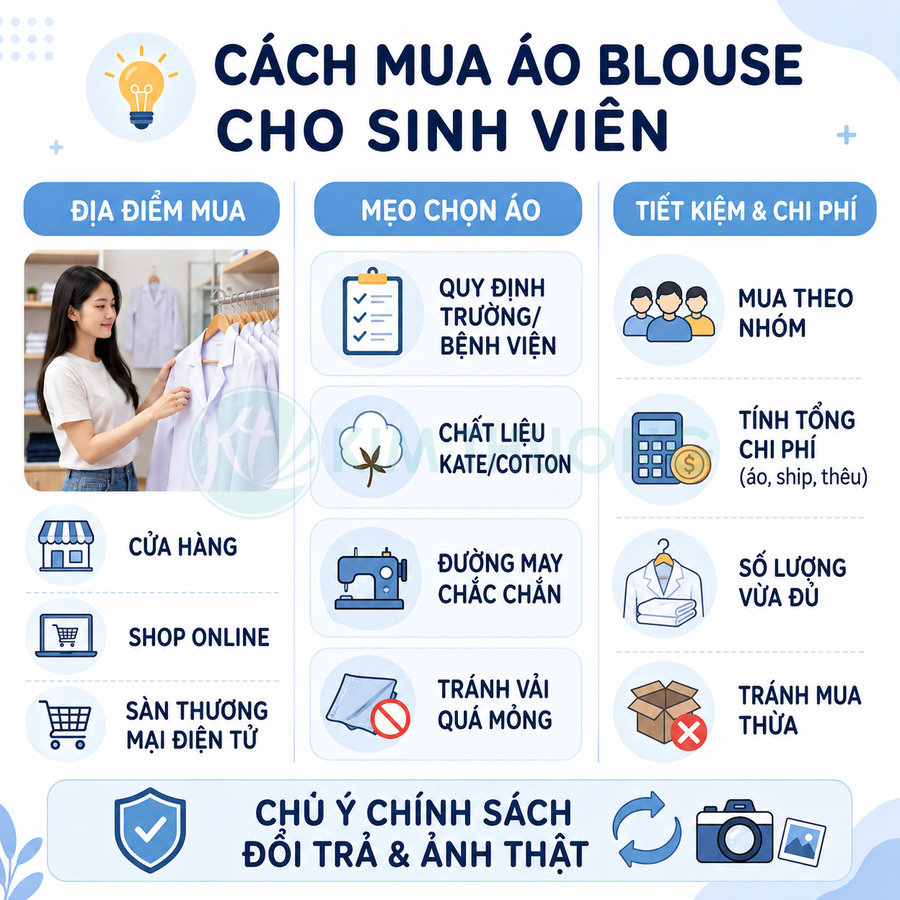 Mua áo blouse sinh viên ở đâu vừa đẹp vừa tiết kiệm?
