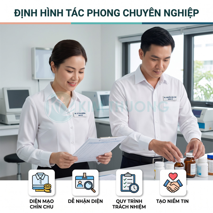 Áo blouse có tác dụng gì đối với tác phong chuyên nghiệp?
