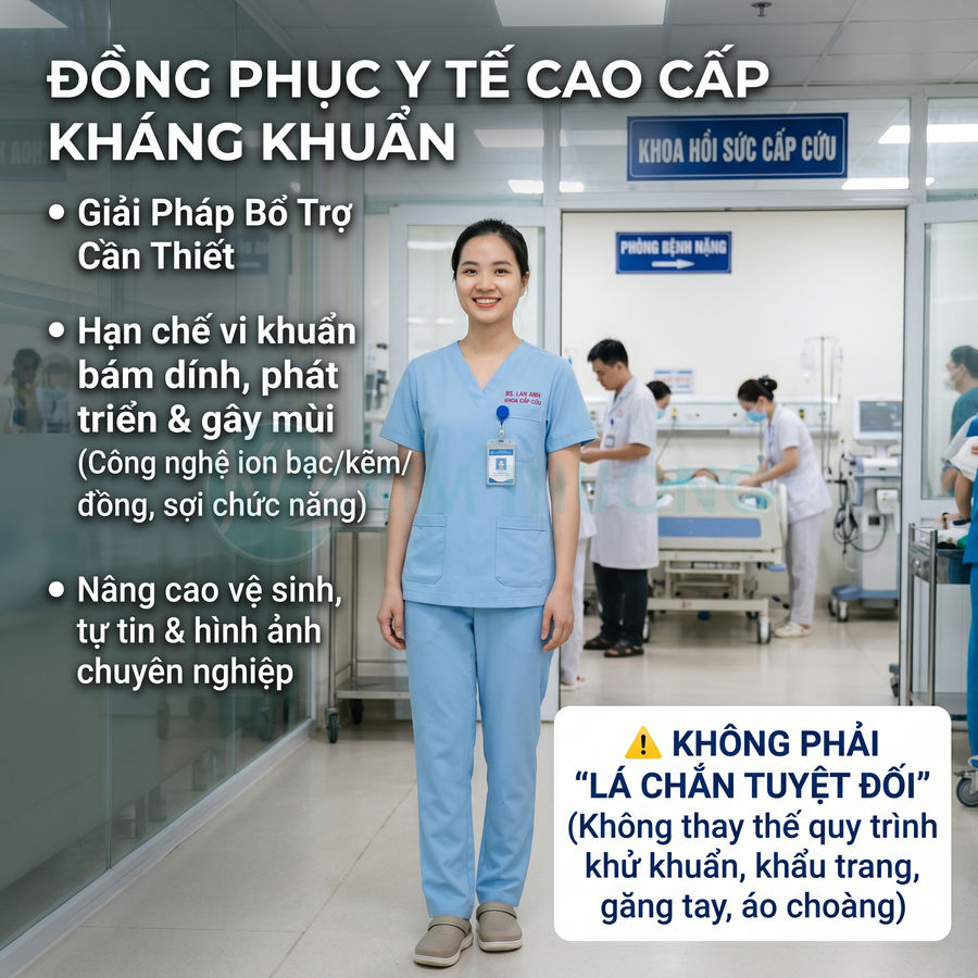 Đồng Phục Y Tế Cao Cấp Kháng Khuẩn Có Thực Sự Cần Thiết?