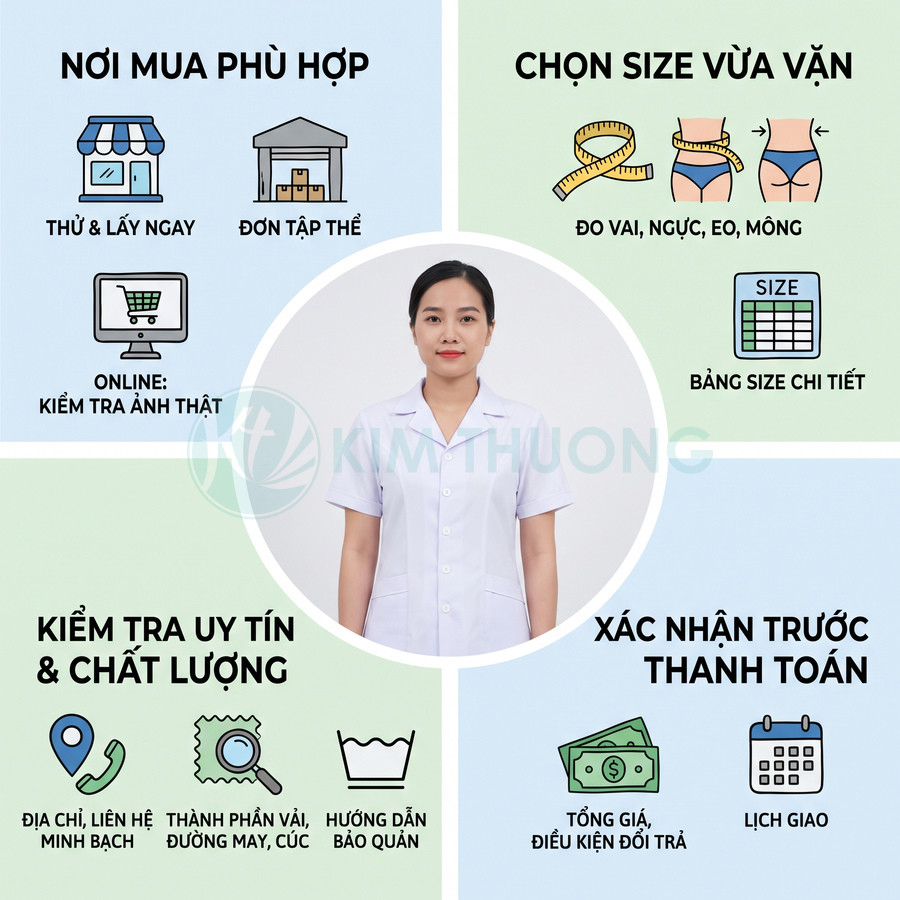 Mua áo blouse ở đâu uy tín và đúng size?