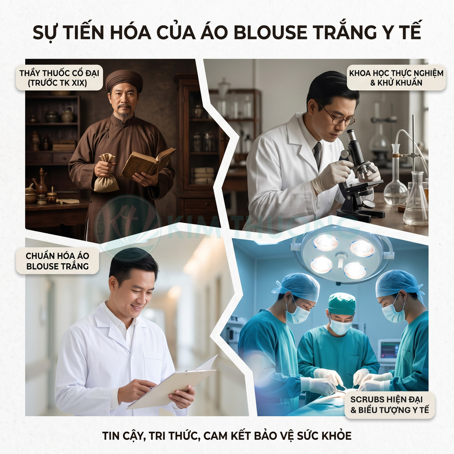 Lịch sử ra đời của áo blouse trong ngành y