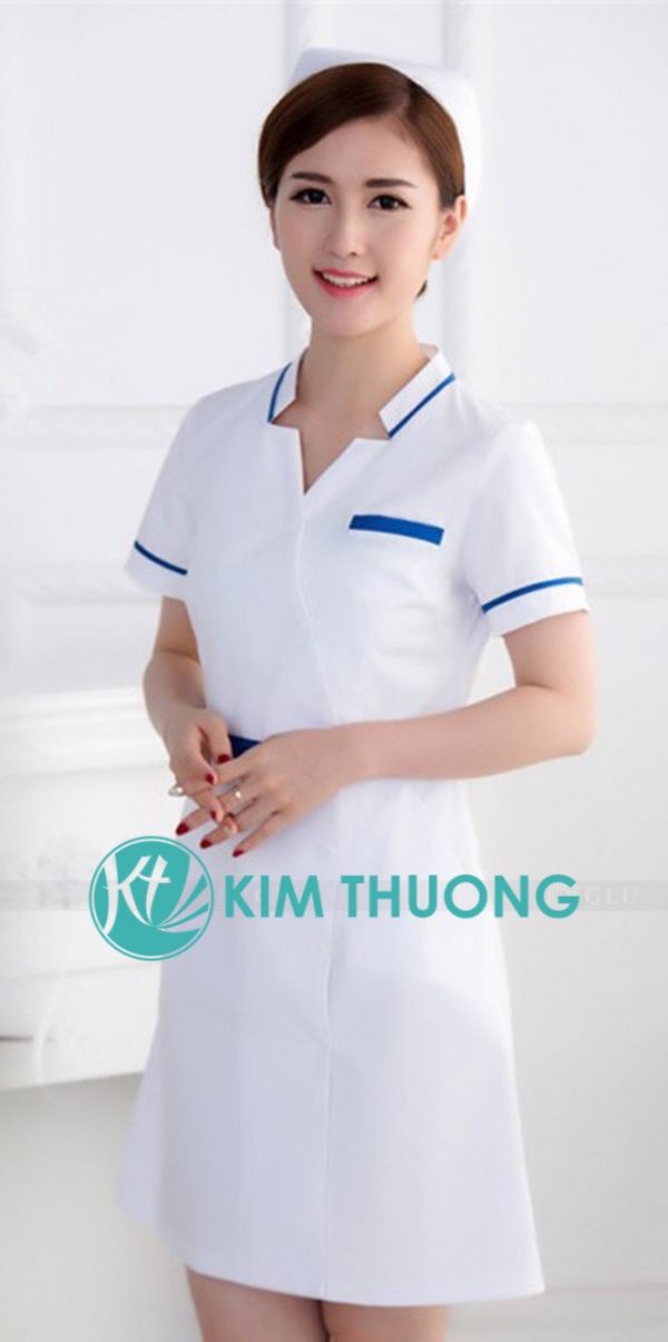 Trung Cấp) Áo Blouse (Blue) Bác Sĩ TN Medical - CỬA HÀNG Y KHOA TN - TN  MEDICAL